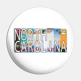 North Carolina License Plates Pin