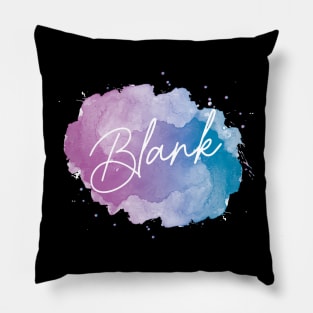 blank the series Pillow