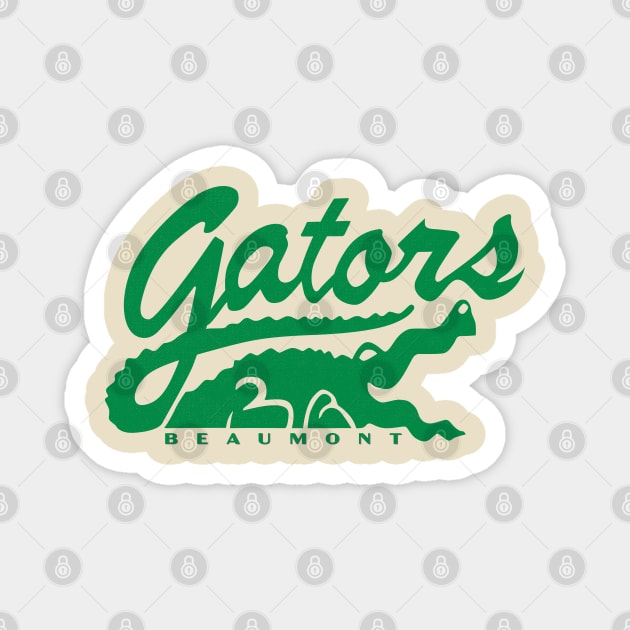 Defunct Beaumont Golden Gators Minor League Baseball 1986 Magnet by LocalZonly