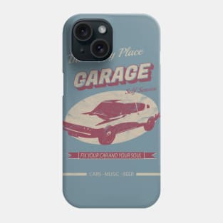 The Happy Place Garage Phone Case