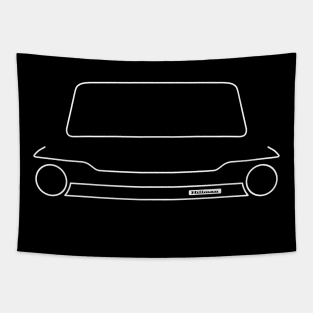 Hillman Super Imp outline (white) Tapestry