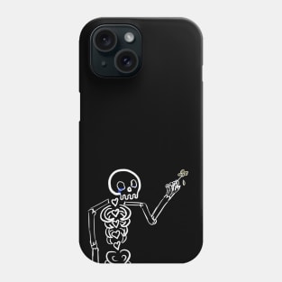 Crying Skeleton With Flower Phone Case