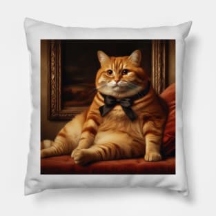 renaissance cat Pillow