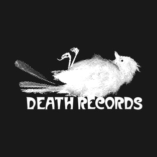 Death Records Logo (white on black) T-Shirt