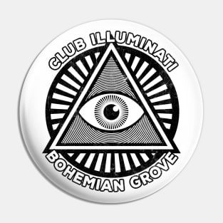 All-Seeing Eye / Illuminati / Bohemian Grove Pin