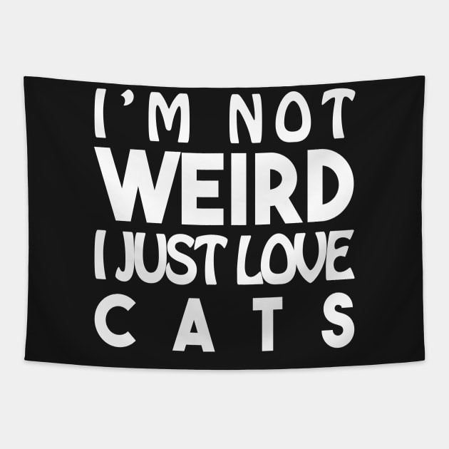 Sentence Weird : Cats°2 Tapestry by PolygoneMaste