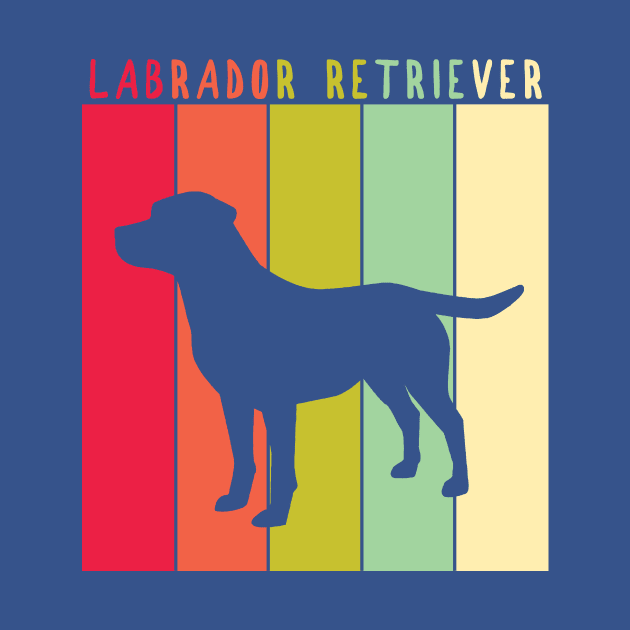 Retro Vintage Labrador by JKA