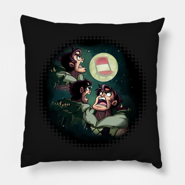Three Beowulf Moon Pillow by wiirdo