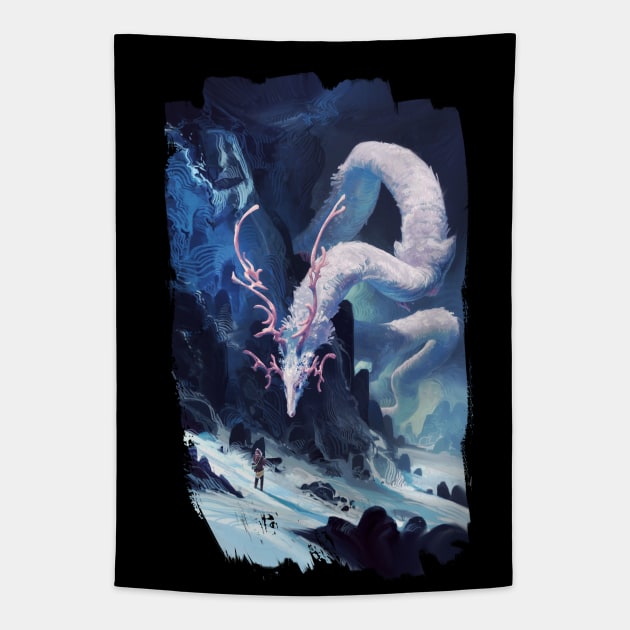 Spirit of the Mountain Tapestry by Tck