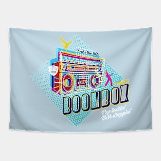 Olde School Boombox Tapestry