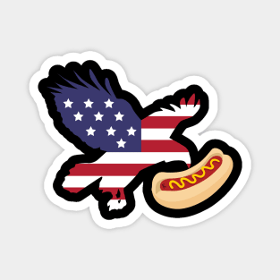 Hot Dog Day America Magnet