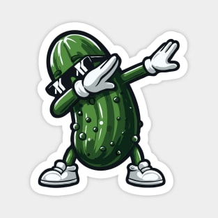 Dabbing Pickle Dab Cucumber Dill Pickle Funny Magnet