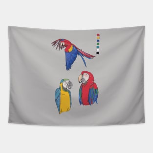 Parrots Tapestry