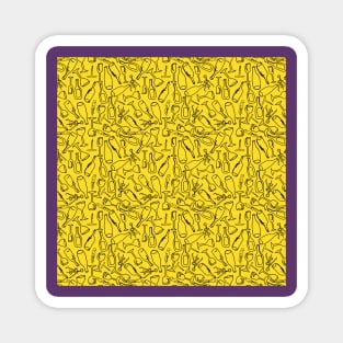 Wine- yellow Magnet