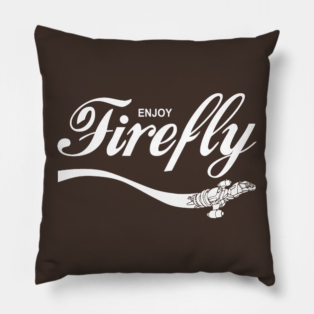 Enjoy Firefly Pillow by bigdamnbrowncoats