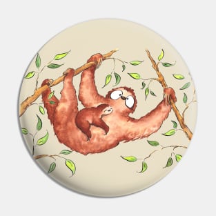 Sloth Pin