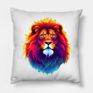 Lion Head Pillow