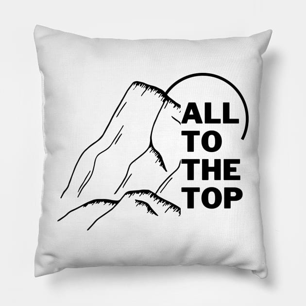 Success|| all to the top|| The sky is the limit|| motivational Pillow by Lovelybrandingnprints