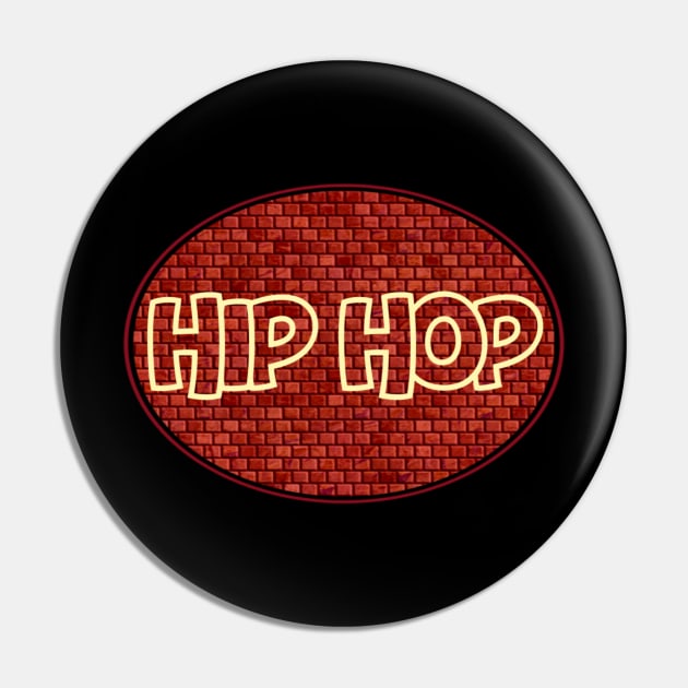 Hip hop wall logo Pin by CrosstyleArt