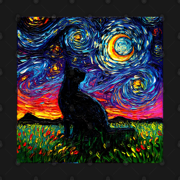 Black Cat Night Black Cat TShirt TeePublic
