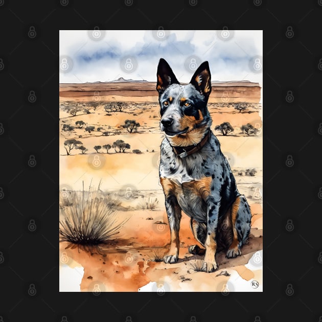 Australian Cattle Dog by ArtShare