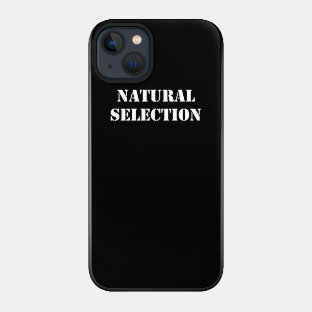 Natural Selection (White) - Columbine - Phone Case