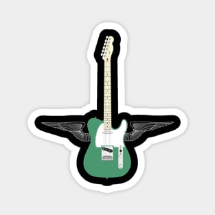 Green Flying Tele Magnet