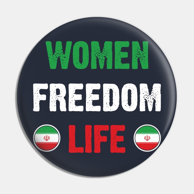 Women Freedom Life Pin by Emma