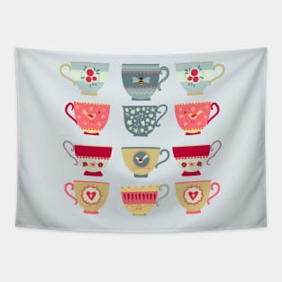 Tea Cups Tapestry