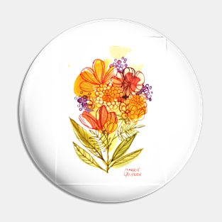 Summer Bouquet Pin