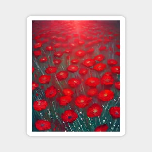 Poppy Field Magnet