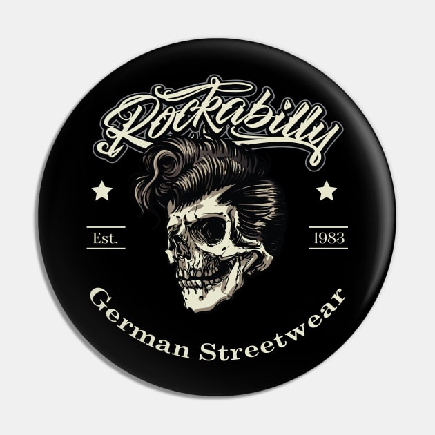 Rockabilly Rules Pin by GermanStreetwear