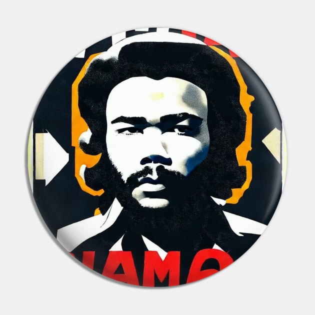 Donald Glover in the Style of Che Guevara Pin by Prints Charming