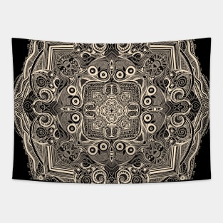 Mandala 05 (Dark Edition) Tapestry