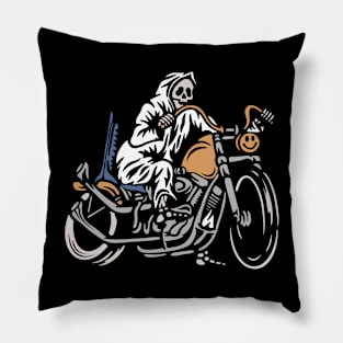 Biker skull Pillow