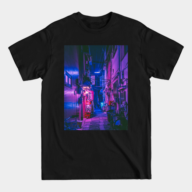 Discover The Neon Alleyway Ghost - Shibuya - T-Shirt