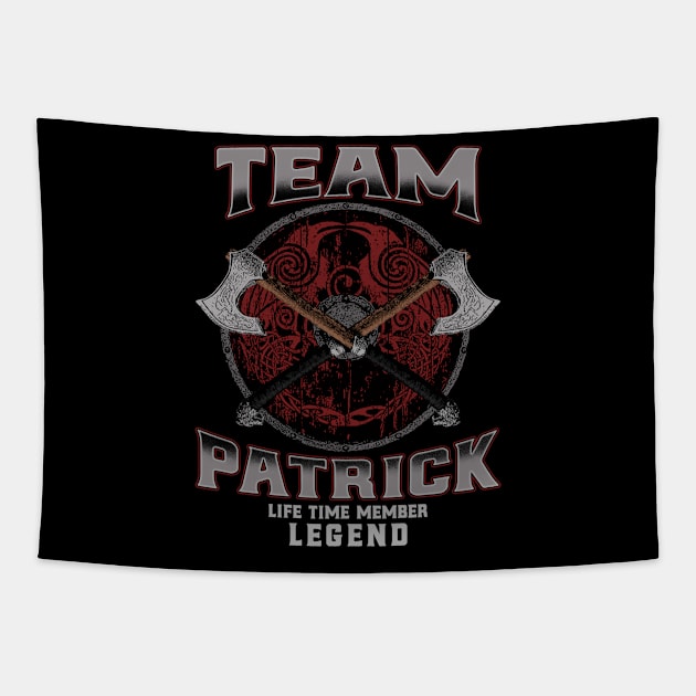 Patrick - Life Time Member Legend Tapestry by Stacy Peters Art