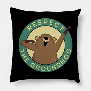 Groundhog day Pillow