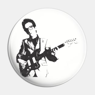 elvis costello 80s Pin