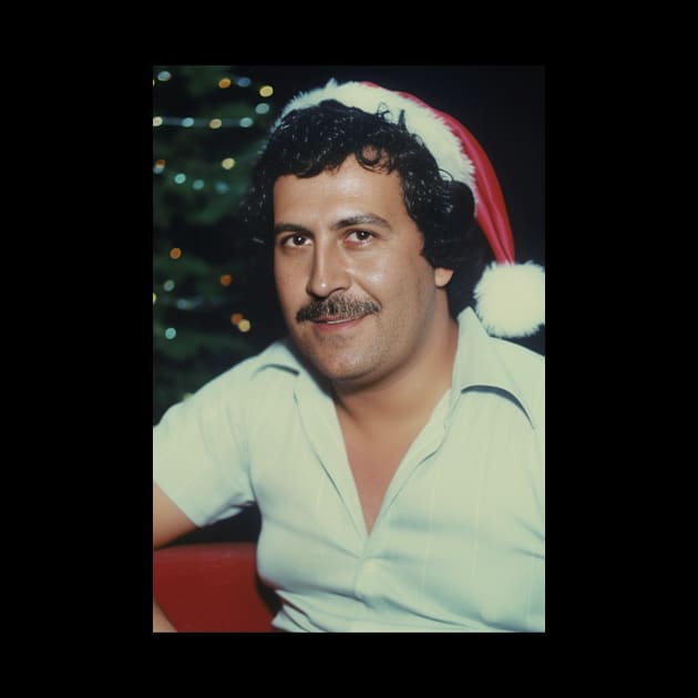 Merry Xmas Pablo Escobar Columbian Style by peterdesigns