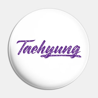 BTS Taehyung name typography Pin