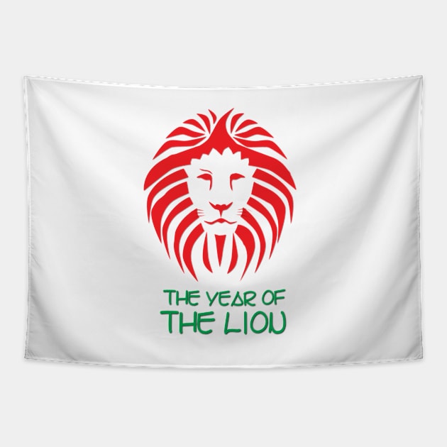 The Year of the Lion Tapestry by Verl