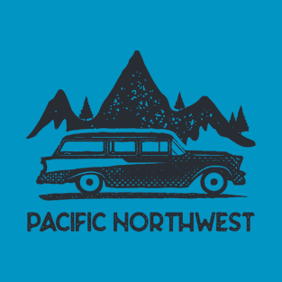 PNW Retro Station Wagon T-Shirt