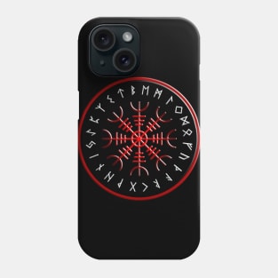 ÆGISHJÁLMUR 2. (Helm of Awe or Helm of Terror. To induce fear, protect the warrior, and prevail in battle) Phone Case