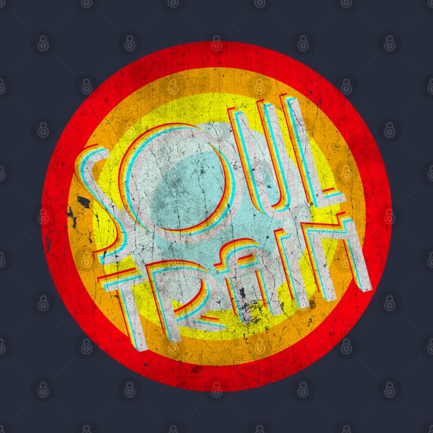 Soul Train with Colorful Circle Style by CreatenewARTees