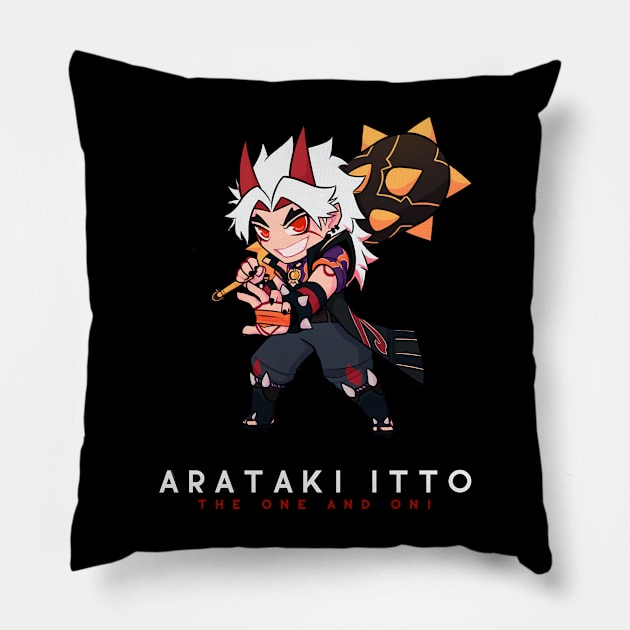 Arataki Itto Pillow by Susto