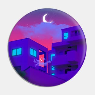 Dream House (blue) Pin