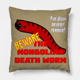 Mongolian Death Worm Pillow