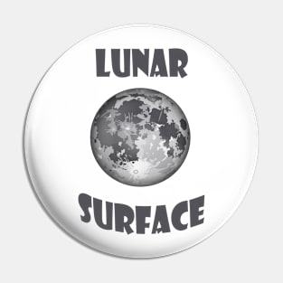 lunar surface Pin