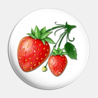 Love Strawberry Pin